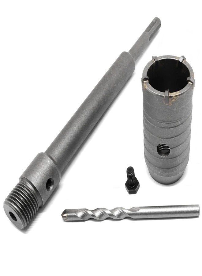 UPTODATETOOLS 40mm Concrete Hole Saw Kit, SDS Plus 200mm Connecting Rod, Hole Saw Tool Set for Drilling Cement, Stone, Brick, Sands, Masonry, Sable-Rock More - Image 1