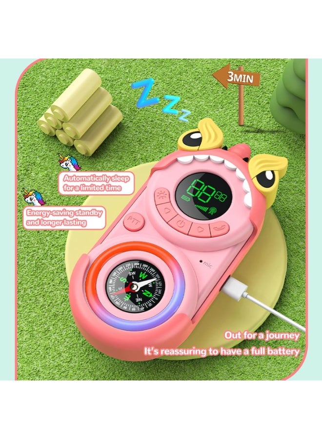 MOCOM Kids Toy Adventure Rechargeable Walki Talky - Long Range 3-Mile Fun | Durable Outdoor Toys for Boys & Girls Ages 3-12 | Perfect Gifts for Exploration & Imaginative Play - Image 5