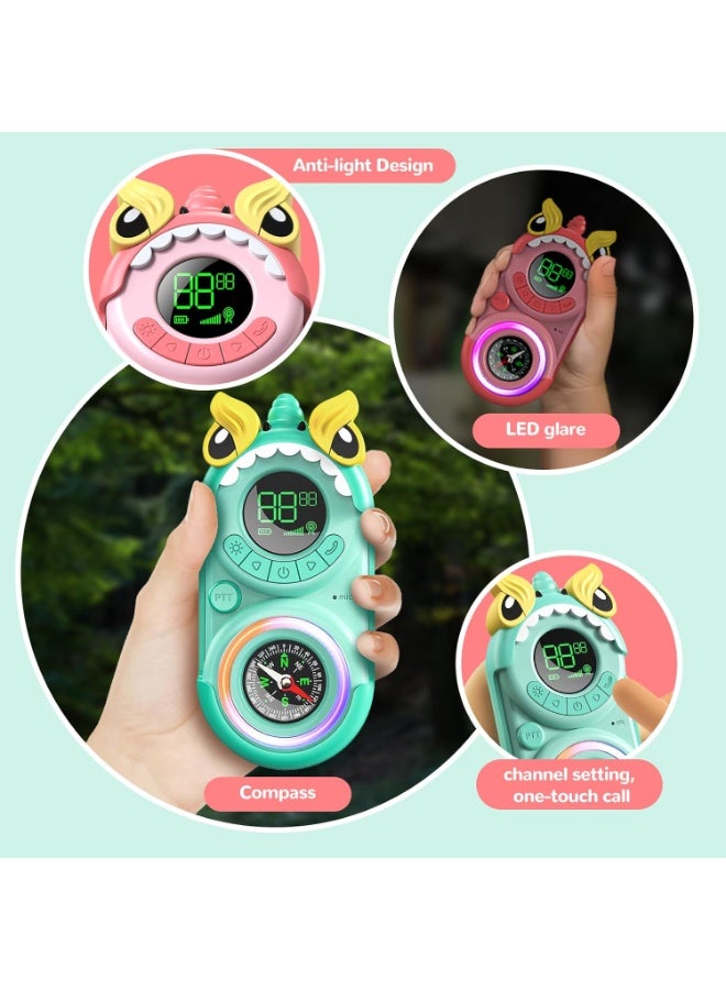 MOCOM Kids Toy Adventure Rechargeable Walki Talky - Long Range 3-Mile Fun | Durable Outdoor Toys for Boys & Girls Ages 3-12 | Perfect Gifts for Exploration & Imaginative Play - Image 4