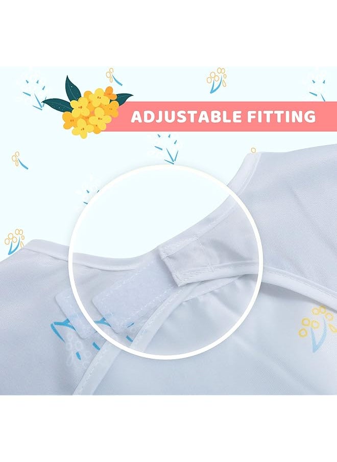 erorex - Long Sleeves Toddler Weaning Bibs Sleeved Baby Waterproof Feeding Coverall Set Catching Food And - Image 1