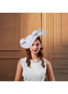 Pillbox Fascinator Hat For Women Tea Party Church Hat Kentucky Derby For Cocktail Wedding 1920S Great Gatsby White - pzsku/ZC5D715E1F63868A84A2FZ/45/_/1718267102/f98adf3d-7553-4fdb-8129-d6bccaaa6c15