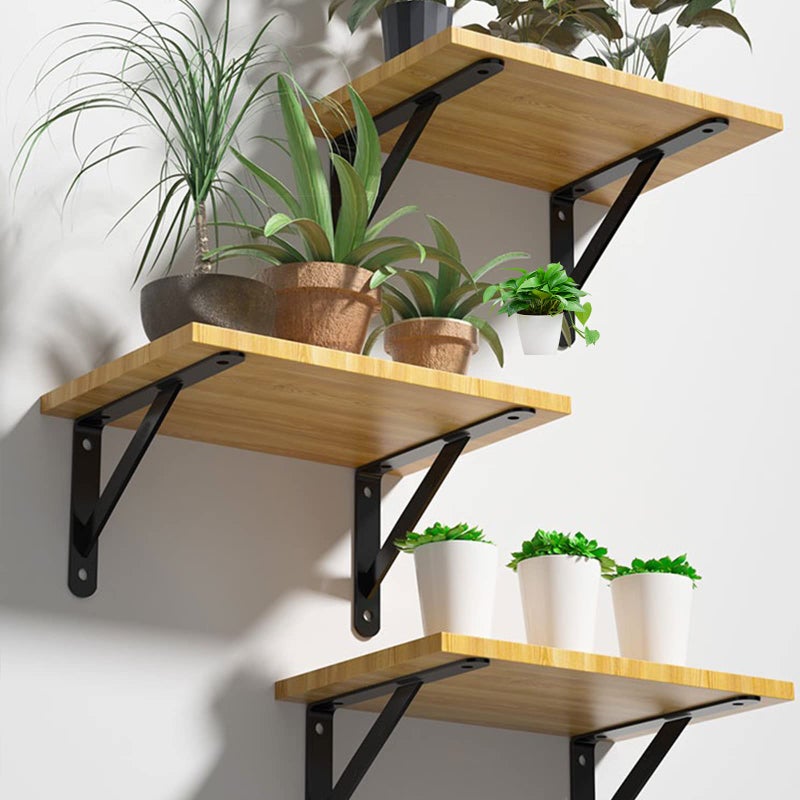 Medach Shelf Brackets 16 Inch x 10 Inch, Heavy Duty Shelf Brackets 4 6 8 10 12 16 20 Inch, L Brackets Heavy Duty for Shelves, Wall Mount Metal Brackets for Wood - Image 3