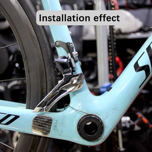 DJC Components DJC Stone Road Bike Front Derailleur Lower Height Extender Adjuster Convertor for Shimano 105 R7000 R8000 R9100 6800 5800 9000 ULTEGRA Chainrings 10S 11S Speed - Image 5