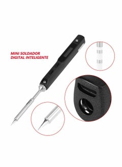 KASTWAVE Electric Welding Kit, TS100 Portable Digital Electric Soldering Iron Welding Set DC 12V-24V 65W Soldering Tips Tool  - Image 2