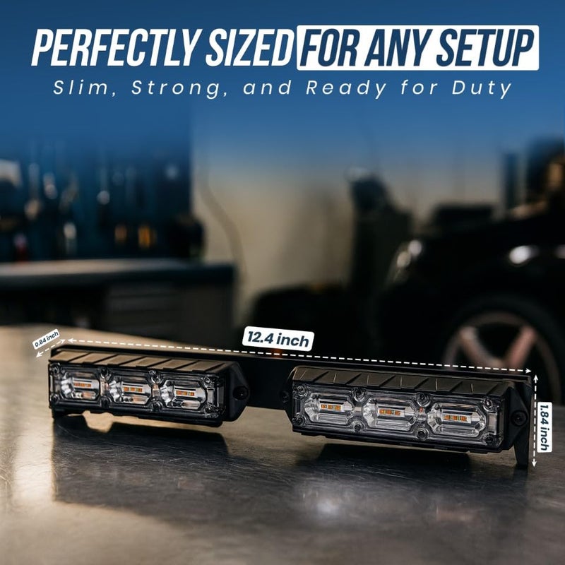 UBL License Plate Bracket Mount for Feniex Quad Surface Mount and Fusion-S â€“ Rear & Front License Plate Bracket - Image 3