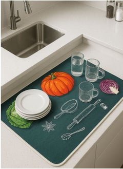LESTER Kitchen Mat ,Water Absorption Drayer Mat ,Size 40*50