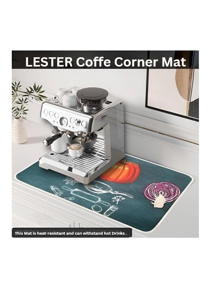 LESTER - LESTER Kitchen Mat ,Water Absorption Drayer Mat ,Size 40*50 - Image 1