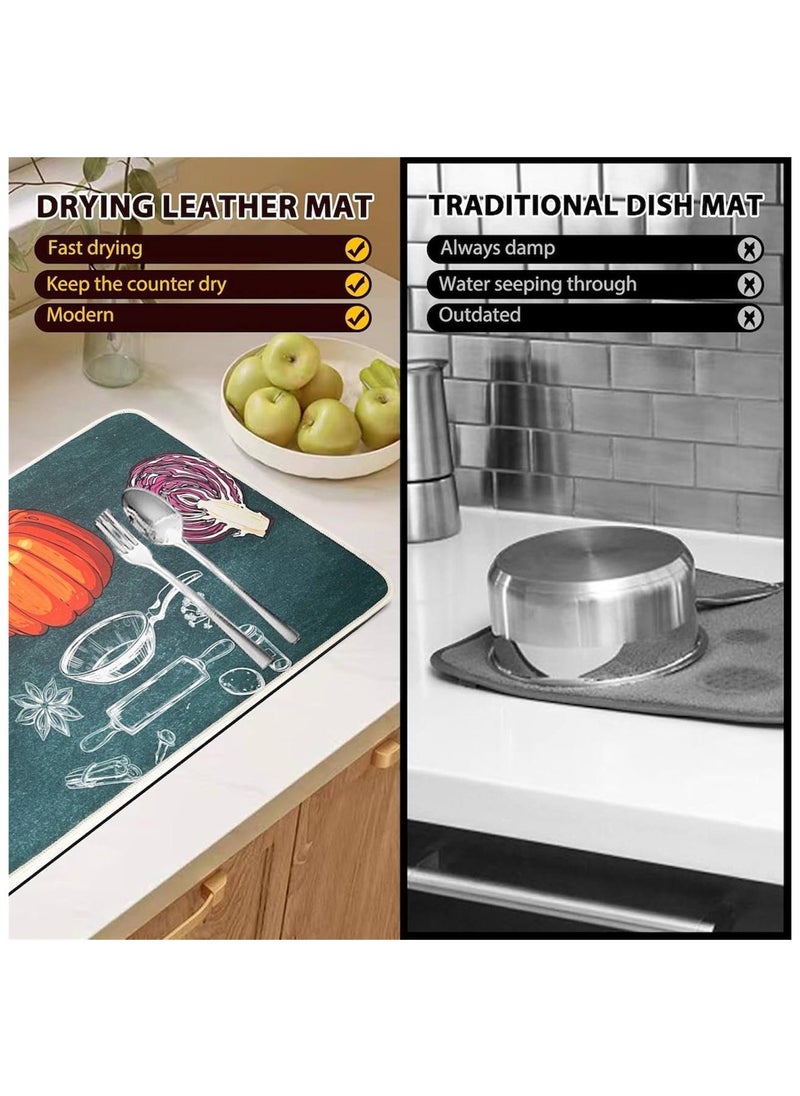 LESTER - LESTER Kitchen Mat ,Water Absorption Drayer Mat ,Size 40*50 - Image 1