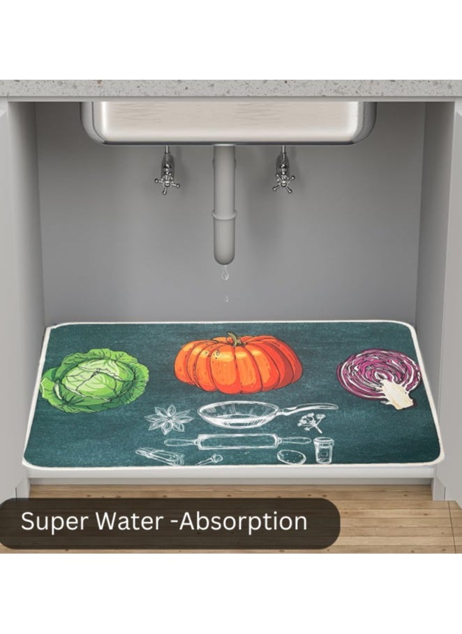LESTER - LESTER Kitchen Mat ,Water Absorption Drayer Mat ,Size 40*50 - Image 1