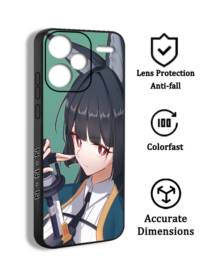 Phone Protective Case Cover For Game ZZZ Zenless Zone Zero Character Xiaomi Redmi Note 13 Pro Plus 5G ZTA08 Print