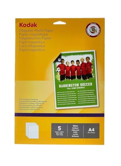 Kodak Magnetic Photo Paper A4 5 Sheets  - Image 1