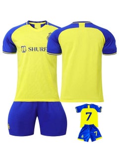 CR7 22-23 Ronaldo No.7 Al-nassr Fc Football Home Jersey T-shirt  - Image 1