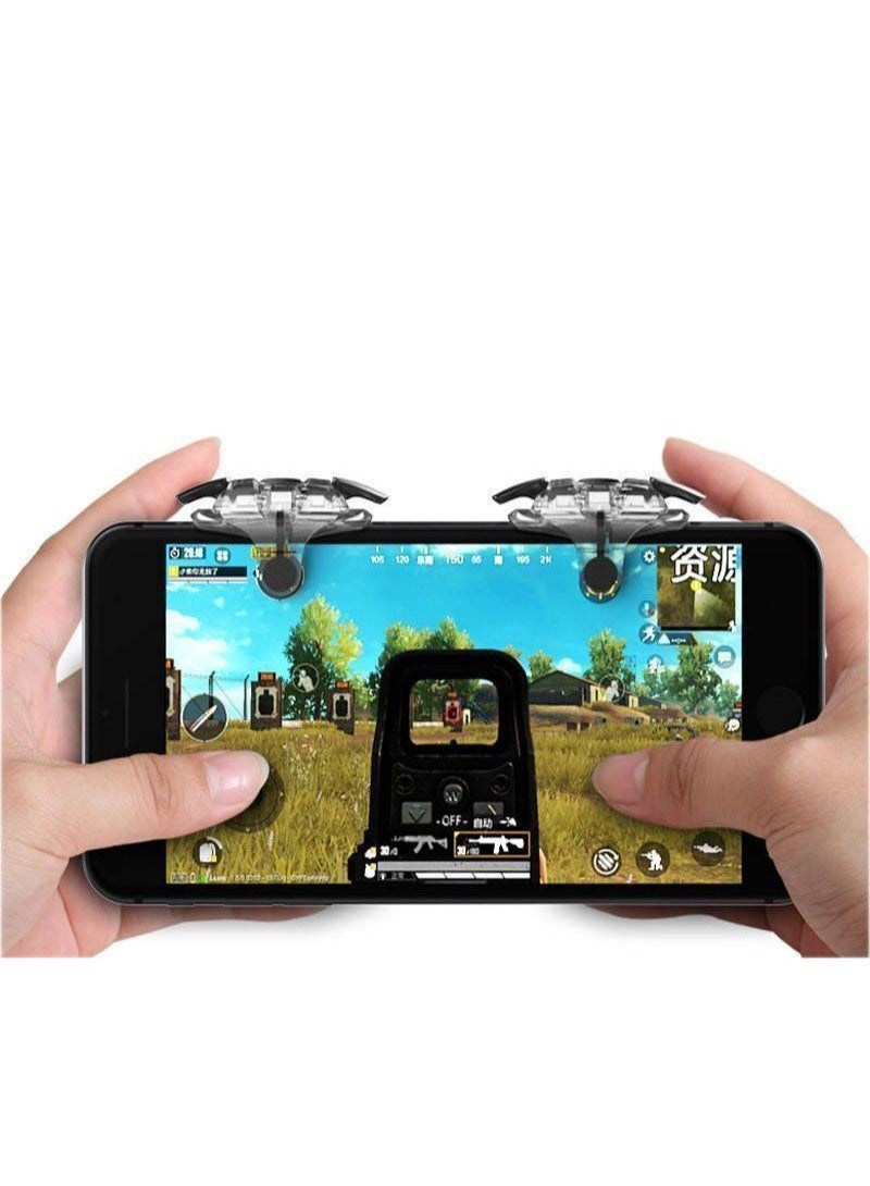 Mobile Game Controller Physical Button Alloy E-sports Gaming Triggers - Image 3