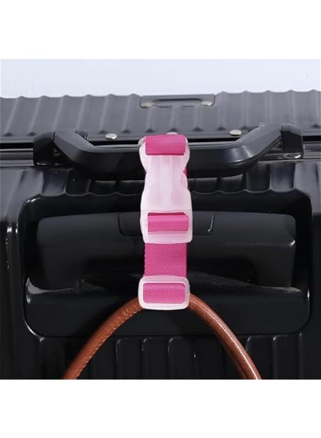 Bag Luggage Strap - Adjustable Luggage Belts | Non Slip Bag Straps Luggage | Hands Jacket Gripper with Buckle | Quick Release Travel Strap Luggage Carry Clip Buckle for Luggages Extra Bags Campin - Image 2