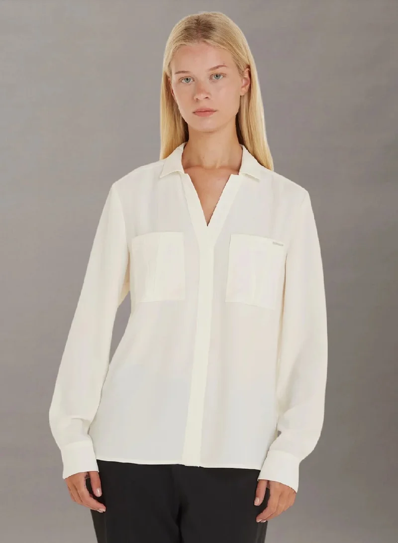CALVIN KLEIN Long Sleeve Blouse