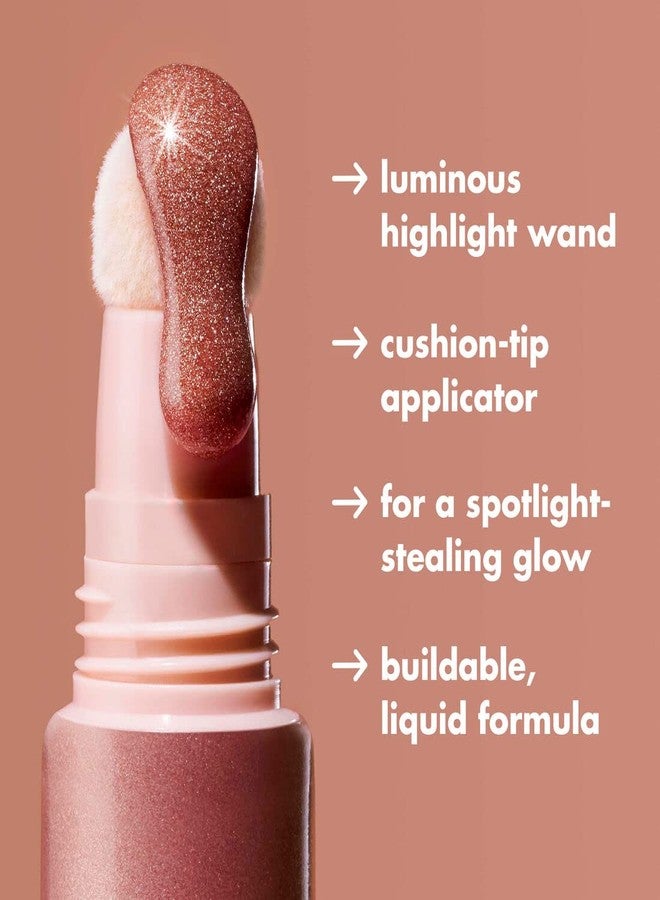 elf e.l.f. Halo Glow Highlight Beauty Wand, Liquid Highlighter Wand For Luminous, Glowing Skin, Buildable Formula, Vegan & Cruelty-free,Champagne Campaign - Image 4