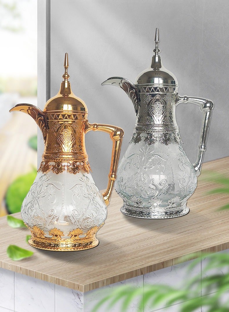 1.6L Handheld Cold Water Pitcher - Juice,Beverage,Coffee Glass Pitcher  - Image 2