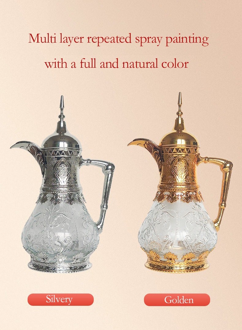 1.6L Handheld Cold Water Pitcher - Juice,Beverage,Coffee Glass Pitcher  - Image 3