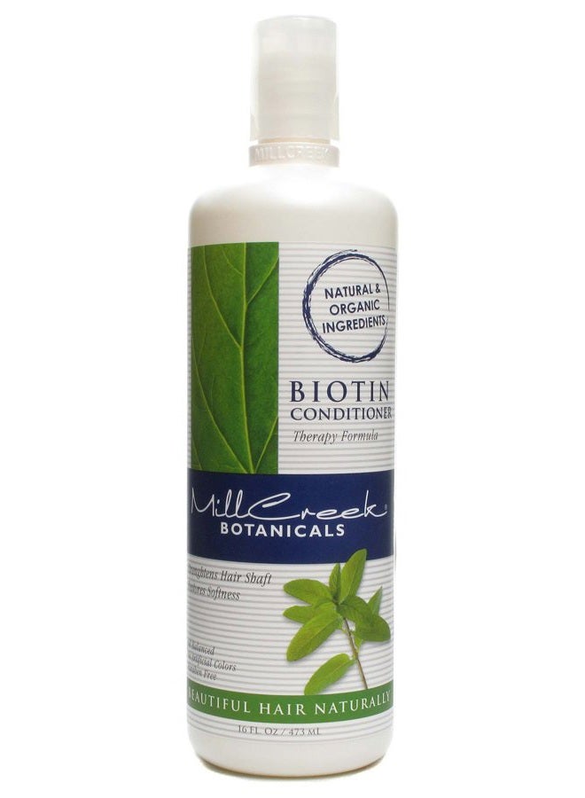 Mill Creek Therapy Formula Biotin Conditioner, 16 Ounce - 6 per case.