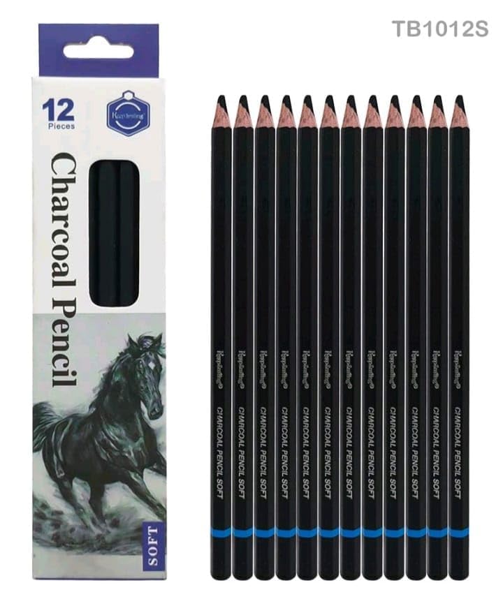 53 Arts 53ARTS 12PC CHARCOAL PENCILS - Image 2