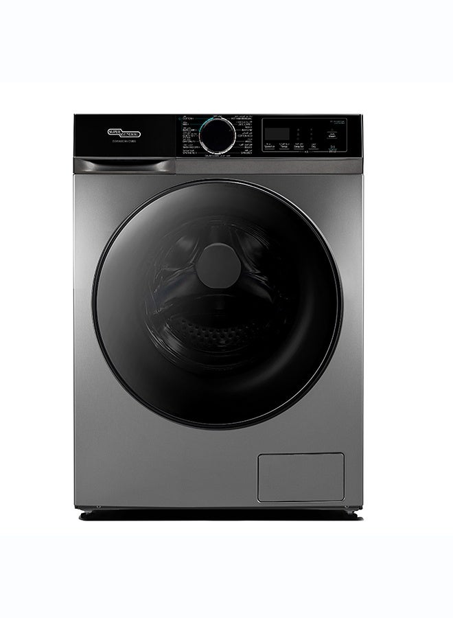 سوبر جنرال غسالة ومجفف سوبر جنرال 9/6 كجم مع محرك عاكس، 1400 دورة في الدقيقة، أوتوماتيكية بالكامل تحميل أمامي، مجموعة غسيل وتجفيف، 15 برنامج - سريع 15/ رعاية الأطفال - Image 1