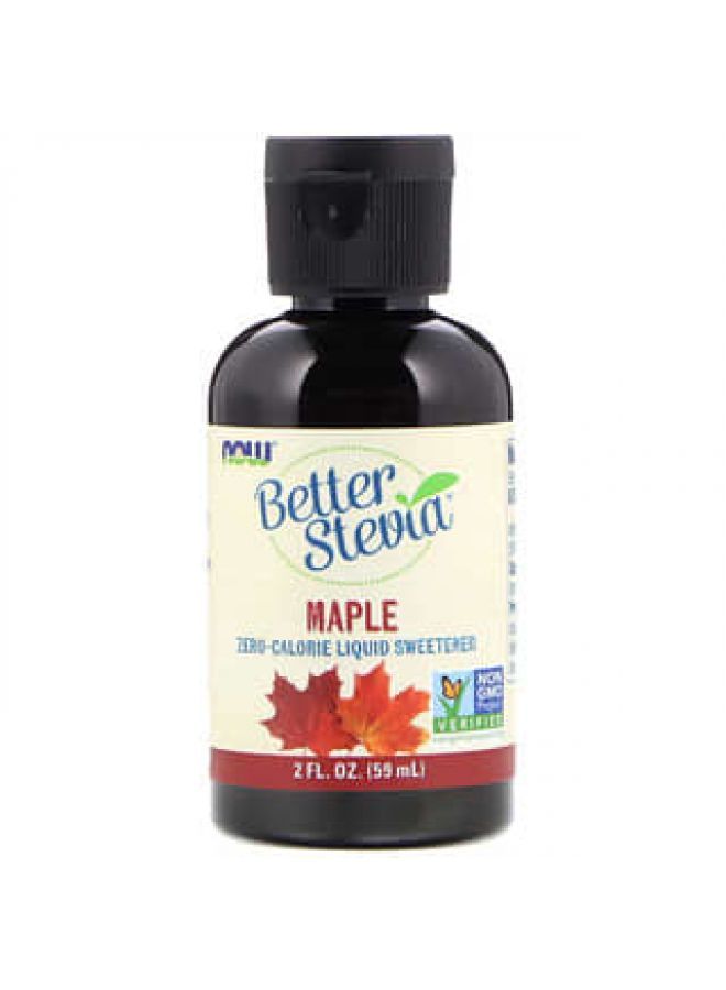 Now Foods NOW Foods, Better Stevia, Zero-Calorie Liquid Sweetener, Maple, 2 fl oz (59 ml) - Image 3