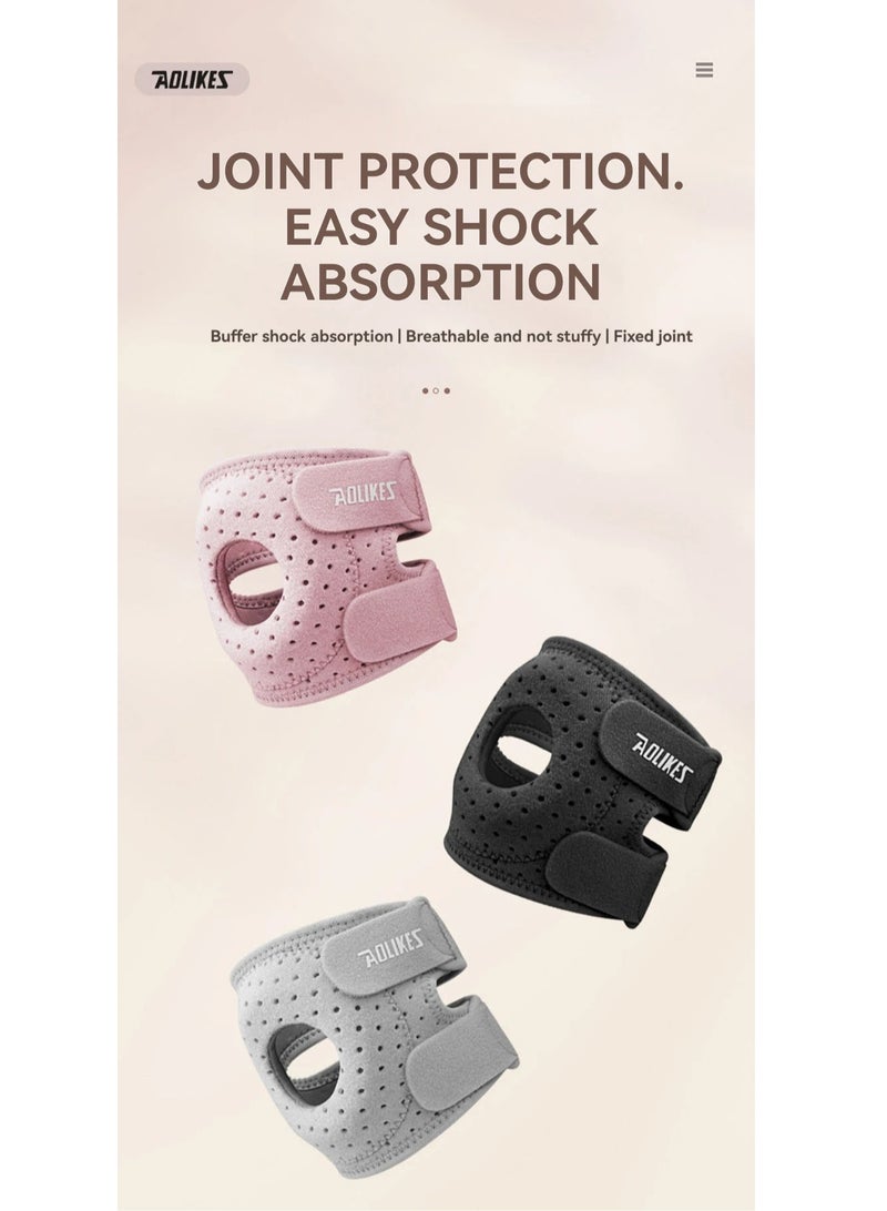 أولايكس أكمام ضغط الكوع من قطعتين، واقيات مرفق لاعبي التنس للرجال والنساء، مناسبة لمرفقي لاعبي التنس والجولف وكرة الريشة - Image 3