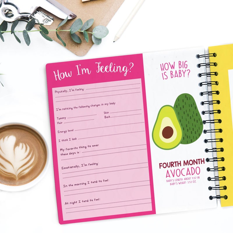 Unconditional ROSIE My 9 Month Journey Pregnancy Journal - Baby Memory Book - Image 2