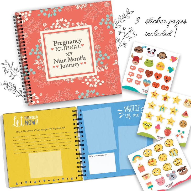 Unconditional ROSIE My 9 Month Journey Pregnancy Journal - Baby Memory Book - Image 3