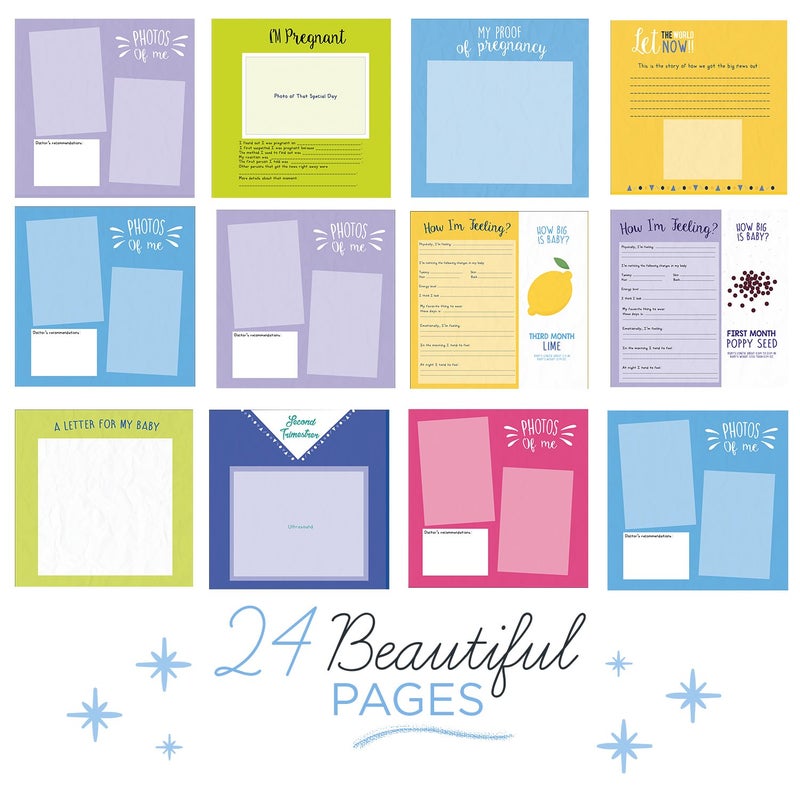 Unconditional ROSIE My 9 Month Journey Pregnancy Journal - Baby Memory Book - Image 4