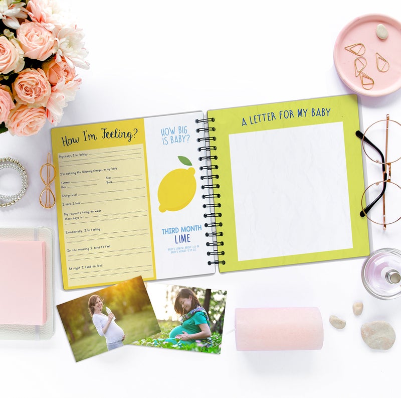 Unconditional ROSIE My 9 Month Journey Pregnancy Journal - Baby Memory Book - Image 5