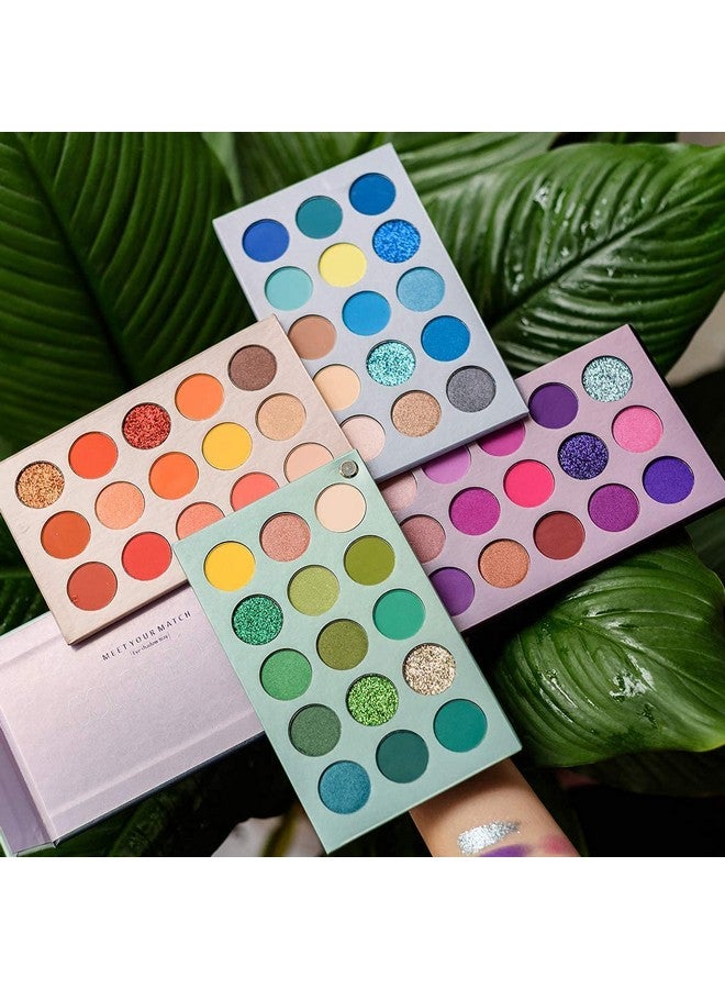 URBANMAC Eyeshadow Palette 60 Color Makeup Palette Highlighters Eye Make Up High Pigmented Professional Mattes & Shimmery Finish Multicolor - Image 2
