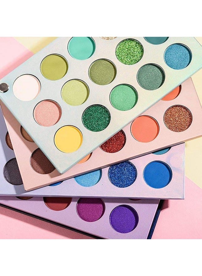 URBANMAC Eyeshadow Palette 60 Color Makeup Palette Highlighters Eye Make Up High Pigmented Professional Mattes & Shimmery Finish Multicolor - Image 3