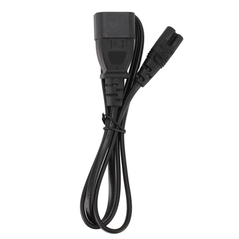 IEC320 C14 to C7 Power Cord 1M 10A 2500W - Adapter Cable for Laptop Monitor Printer - Male to Female Cable for Home Office - Image 5