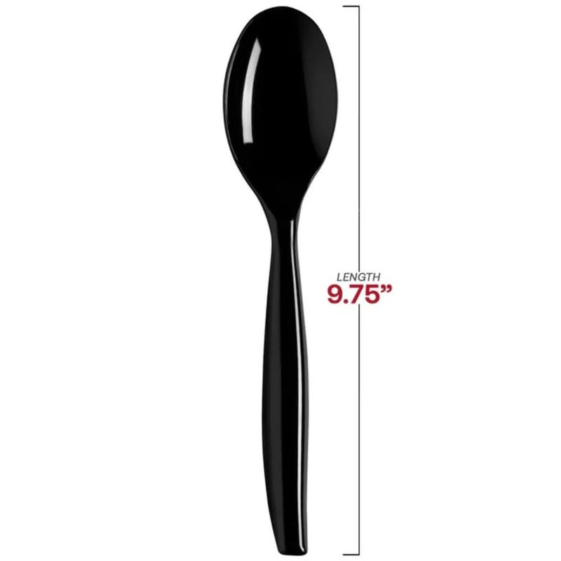 Kaya Elegant Plastic Serving Spoons (Pack of 5) - Durable & Stylish Design  Perfect for Catering  Parties & Kitchen Essentials - Image 3