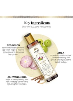 Khadi Khadi Earth Red Onion Shampoo For Hair Fall Control  - Image 2