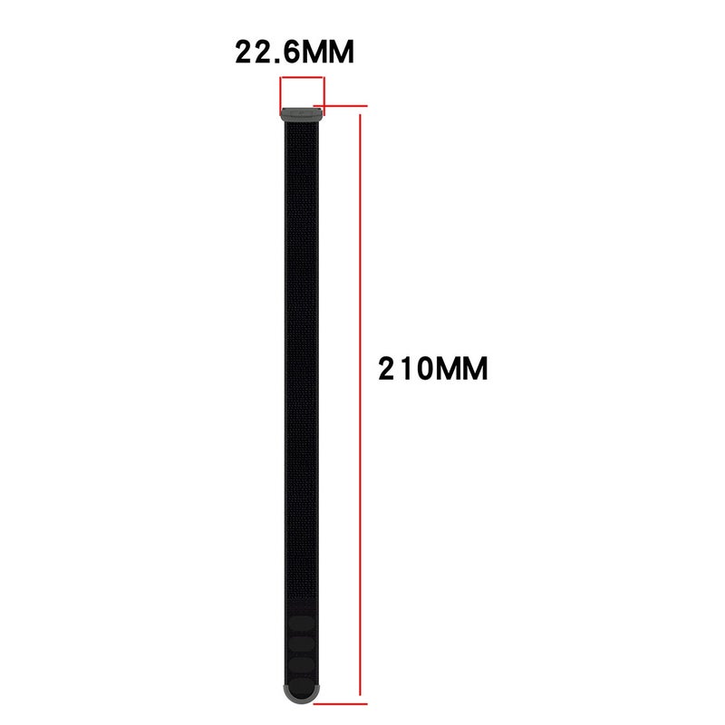 إيروريكس سوار ساعة Fitbit Ace Lte المصنوع من النايلون (أزرق داكن) - Image 5