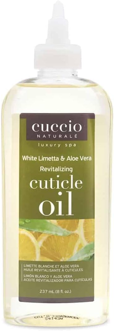 Cuccio Naturale Revitalizing Cuticle Oil White Limetta and Aloe Vera 8 floz