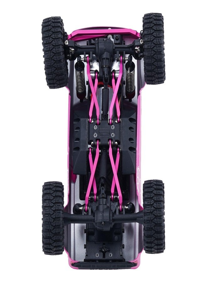 DJX 10PCS Aluminum High Clearance Links Set Front and Rear Link with Steering Link for Redcat Ascent-32 1/32 Scale RC Rock Crawler Car Upgrades Parts (Pink) - Image 5