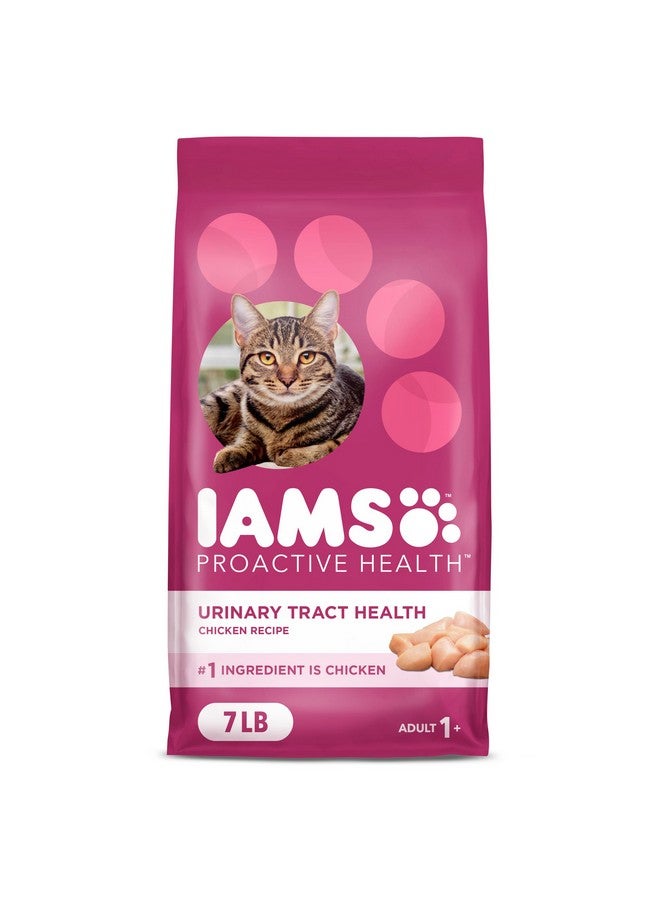 IAMS PROACTIVE HEALTH Adult Urinary Tract Health Dry Cat Food with Chicken, 7 lb. Bag - Image 1