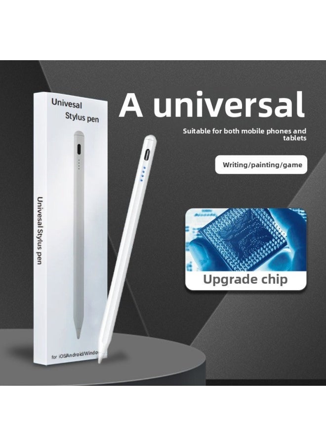 Universal Handwriting Pen Type-C Interface Magnetic Absorption Instant Use Battery Level Display Suitable For Apple Android Capacitive Pen-Color:QL-2259 Four Lamp [iPad Special] 2 Nib  - Image 2