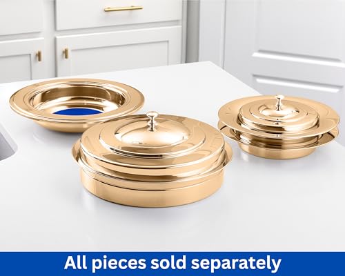 Steadfast Selections (Cup Tray Lid) Gold Premium Communion Trays for Churches | Stainless Steel Communion Ware Set, Supplies | 40 Cup Tray - Image 3