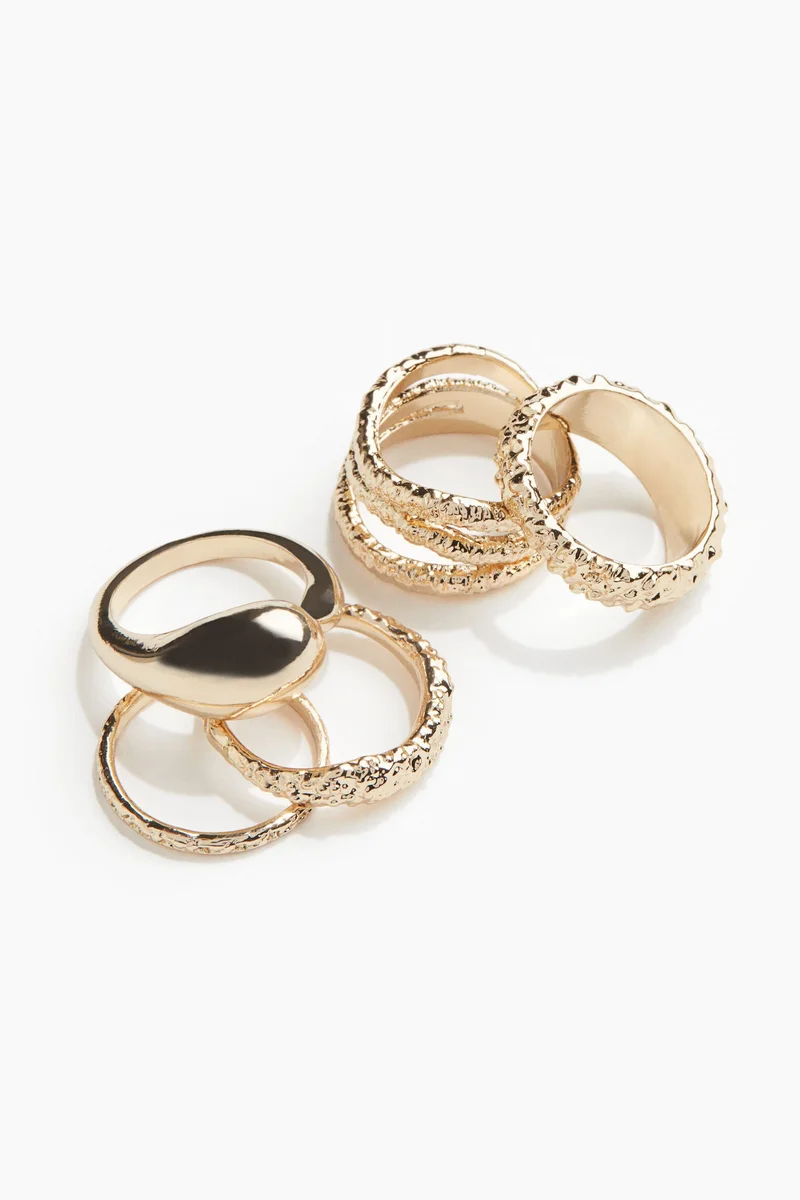 H&M 5-pack rings