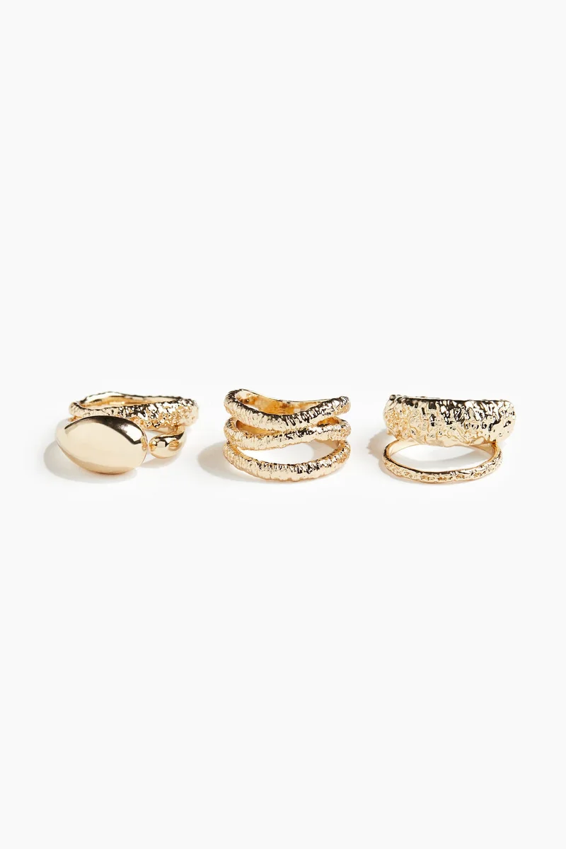 H&M 5-pack rings