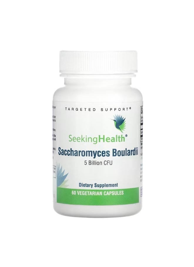 Seeking Health Saccharomyces Boulardii 5 Billion CFU 60 Vegetarian Capsules  - Image 1