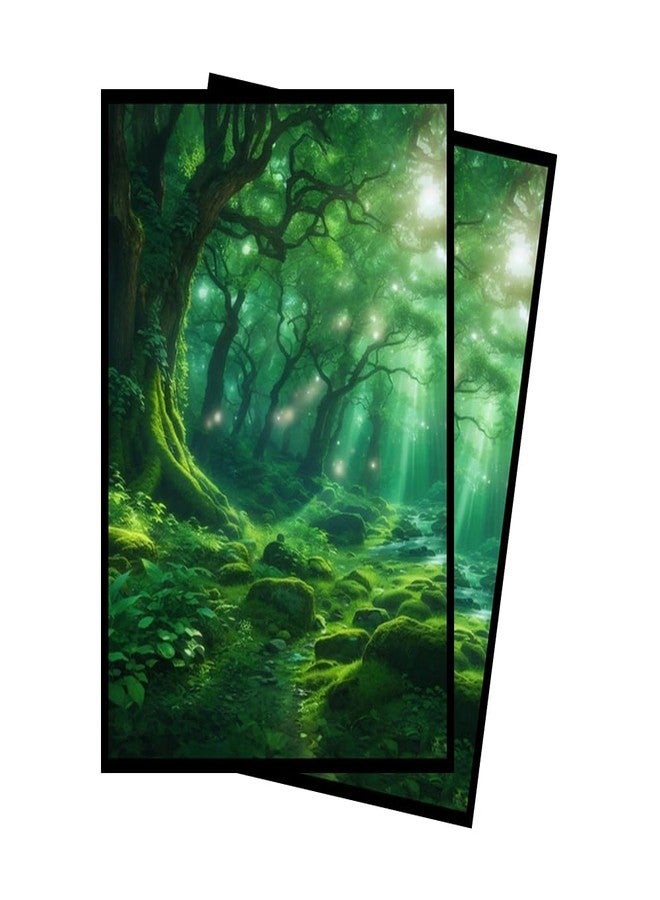 Paramint Green Mana MTG Card Sleeves (Textured) - 104 Count Standard Size TCG Sleeves - Compatible with Magic The Gathering - Double Sleeving - Original Art Design, Premium Protection - Image 1