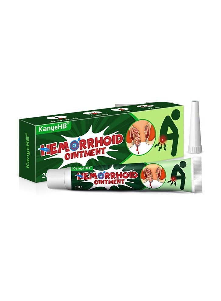 KanyeHB Natural Herbal Hemorrhoids cream - External and Internal Hemorrhoids Treatment with 100% Natural Herbal Extracts Formula - Image 1