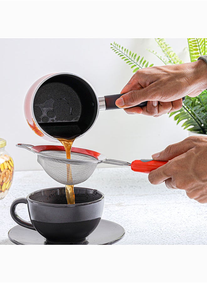 DELCASA Delcasa 10cm Strainer, Stainless Steel Tea Strainer, DC2502  - Image 2