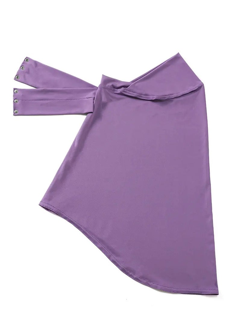 Ringfinity - Elegant Instant Hijab for Women - Breathable Full Coverage Headscarf with Adjustable Drawstring & Non-Slip Snap Closure - Lightweight Polyester Scarf for UAE Heat, Ramadan, Workouts, or Special Occasions - Image 1