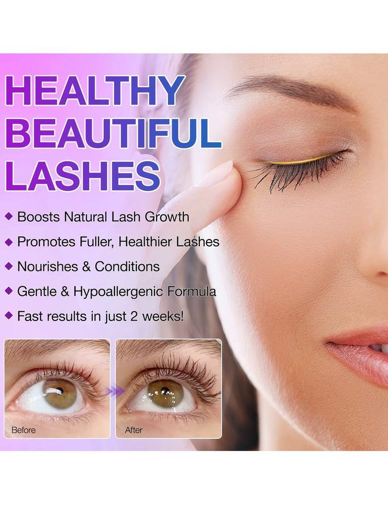 IKZEE Eyelash Serum Rapid Eyelash Growth Serum Lash Serum for Eyelash Growth Lash Growth Serum for Stronger Healthier Fuller Longer Lashes and Brows Lash and Brow Growth Serum - Image 5
